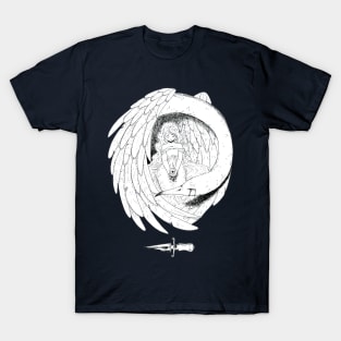 The girl and the bird T-Shirt